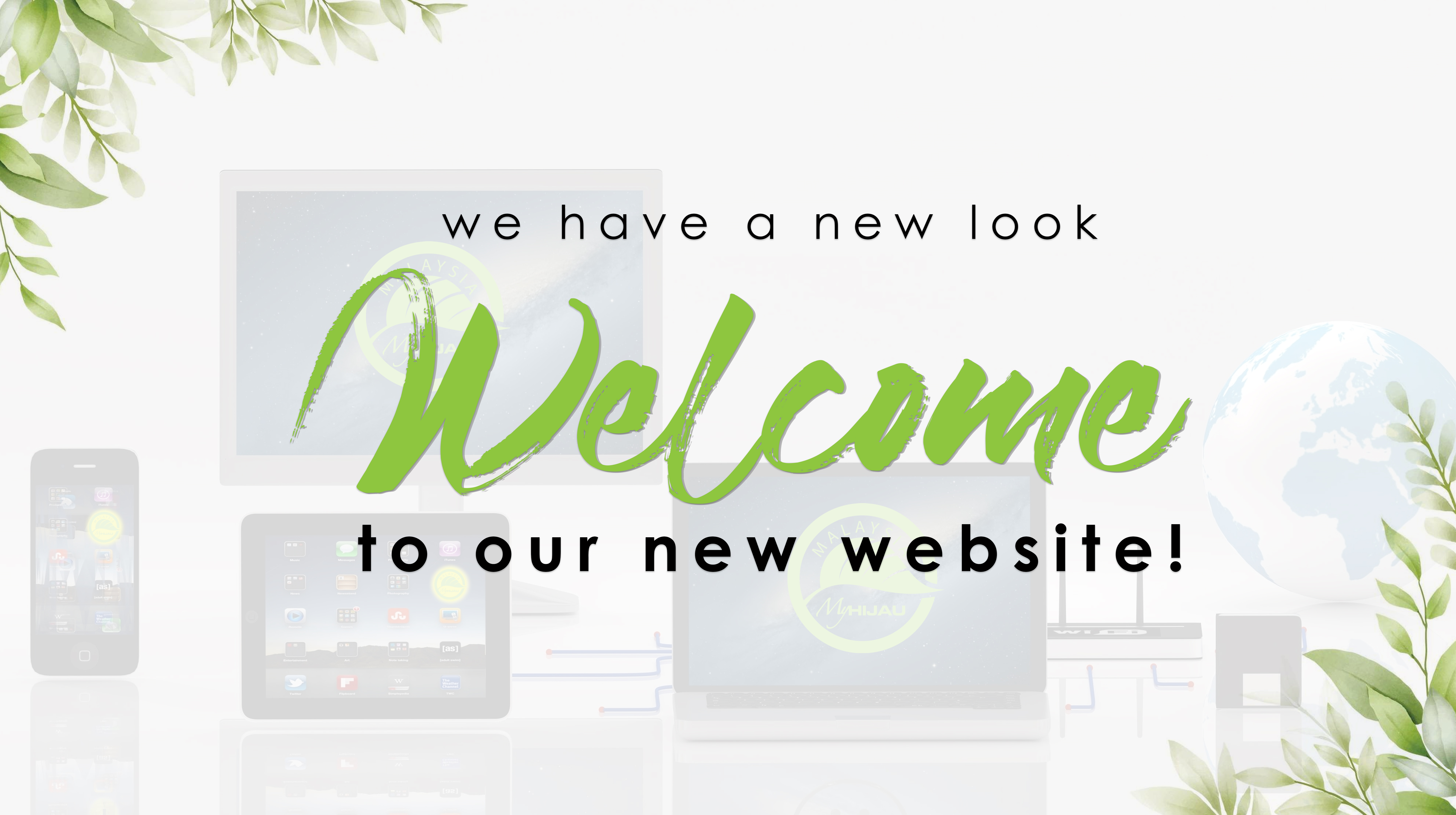 New Website Notice